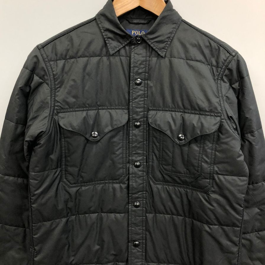 美品◆ポロ ラルフローレン ジャケット ナイロン メンズ ブラック サイズXS Polo Ralph Lauren 【AFA5】