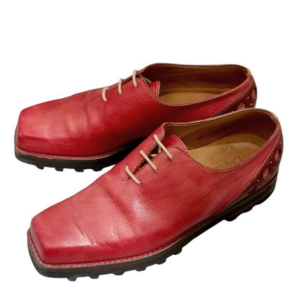 ベルルッティ レザーシューズ ウルテマ ホールカット レッド系 サイズUK6.5 BERLUTI ビジネスシューズ 約25.5cm【LA】【中古】