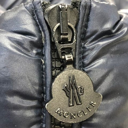 中古◆モンクレール ダウンポンチョ シャラン ネイビー レディース サイズ0 MONCLER CHALAIN 【AFA8】