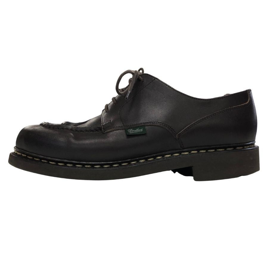 パラブーツ シャンボード Uチップ ダークブラウン メンズ サイズ UK8 Paraboot ビジネスシューズ 約26.5cm【LA】【中古】