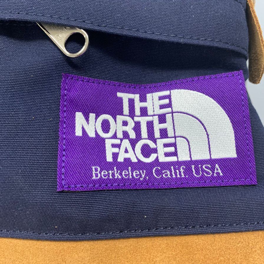 新品同様◆ザ ノースフェイス パープルレーベル ミディアム デイ パック NN7507N ユニセックス ネイビー THE NORTH FACE PURPLE LABEL nanamica【AFE6】