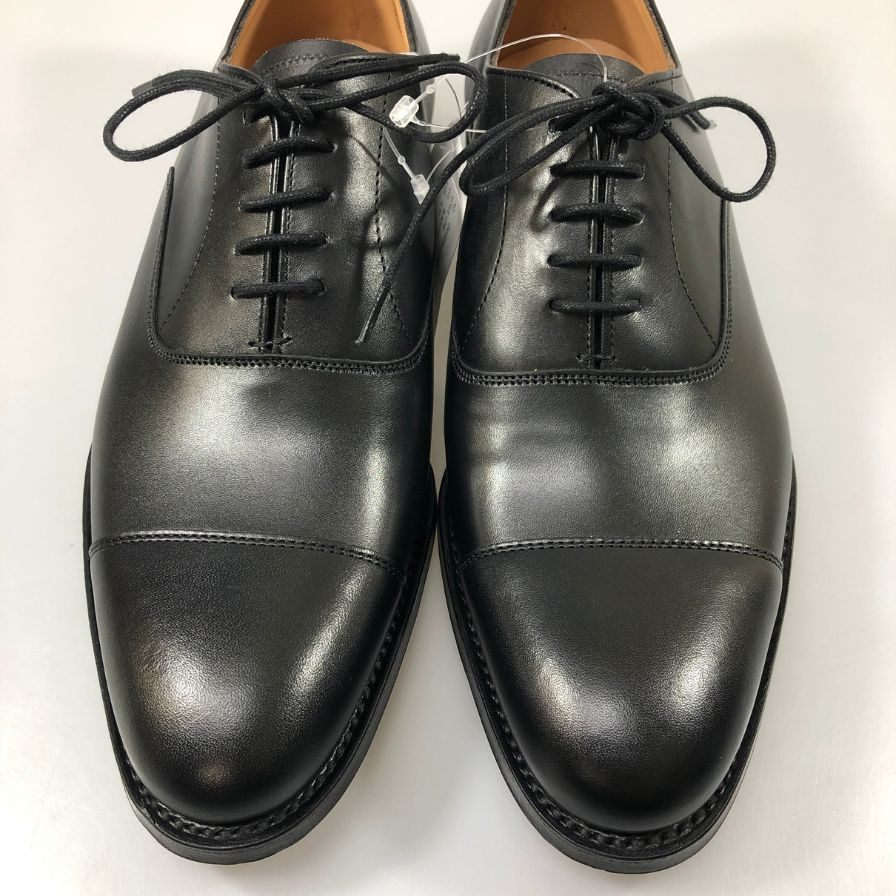 ジョセフチーニー レザーシューズ ライム ストレートチップ カーフ ブラック サイズUK6.5 メンズ JOSEPH CHEANEY LIME ビジネスシューズ 約25.5cm【LA】【中古】