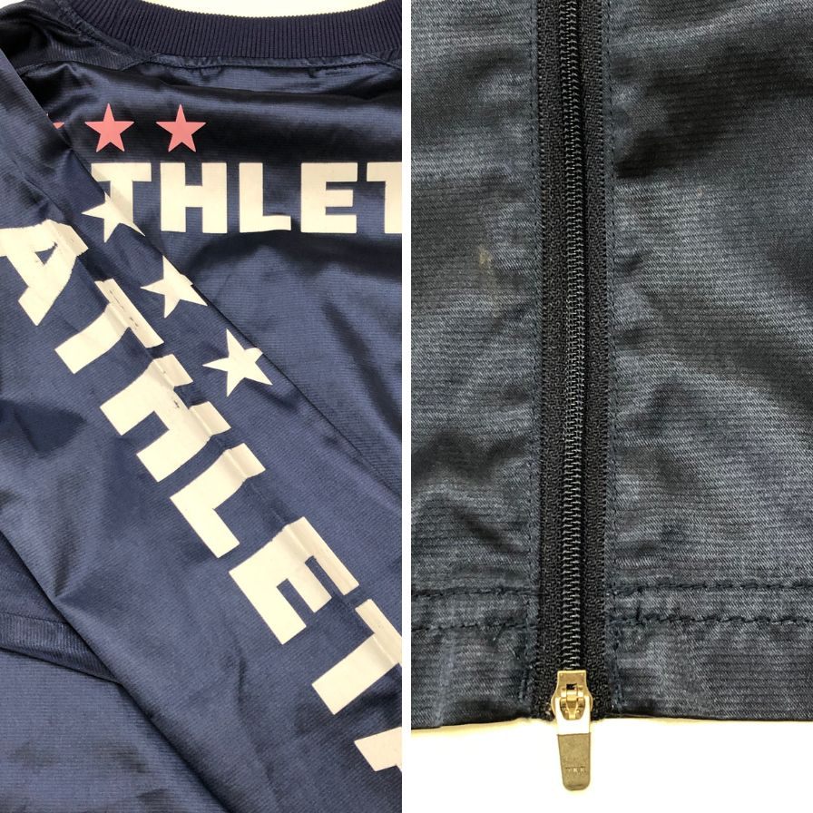 極美品◆アスレタ セットアップ ネイビー メンズ サイズM ATHLETA 【AFB7】