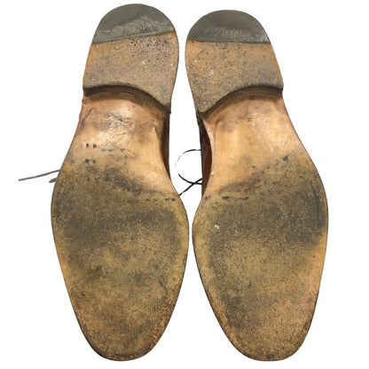 シルヴァノ ラッタンジ セミブローグ カーフ ブラウン UK７ Silvano Lattanzi ビジネスシューズ 約25.5cm【LA】【中古】