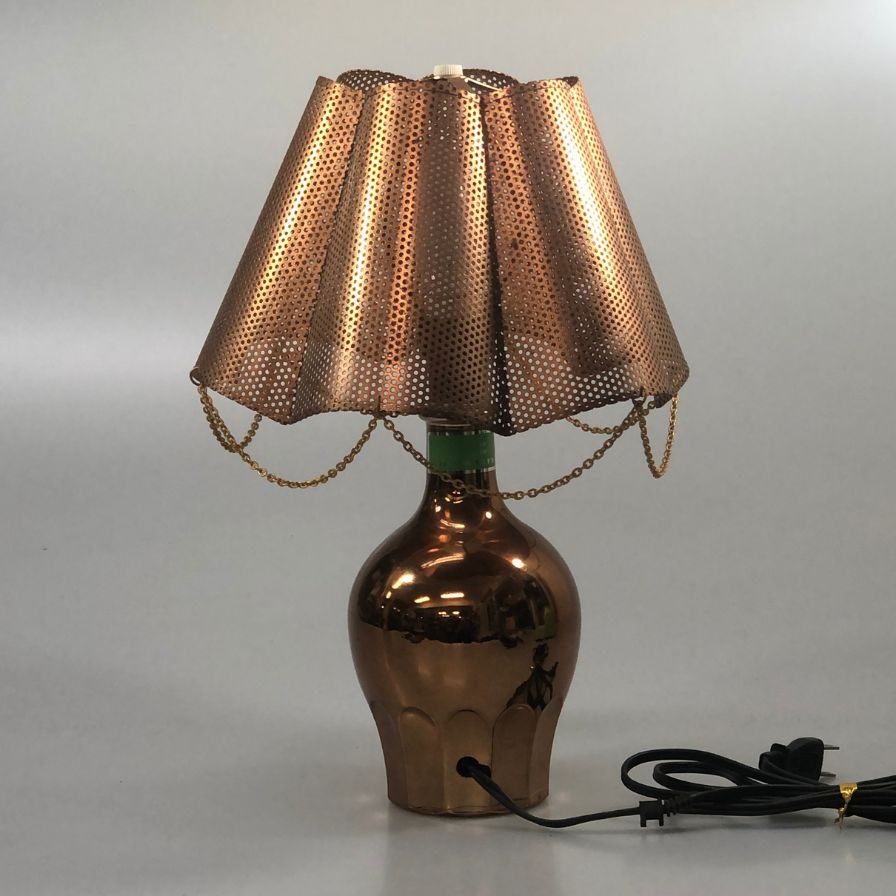 ニッカ スタンドライト  V.S.O.P ボトル型 セード ブロンズ NIKKA【AFI28】【中古】