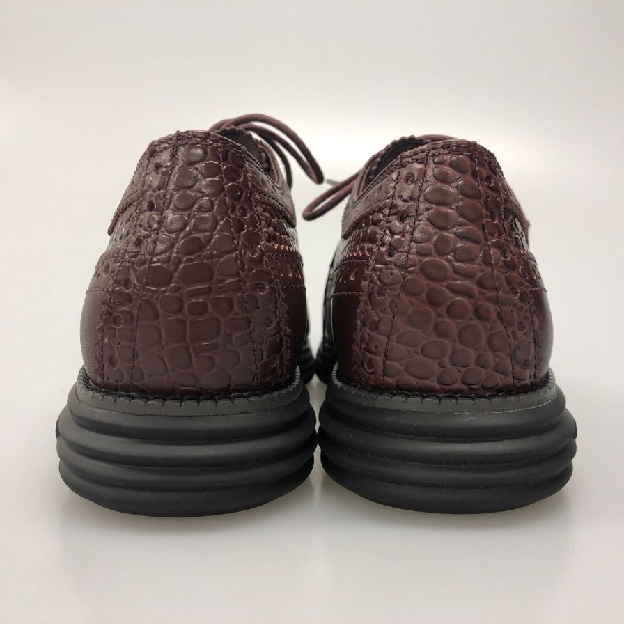 コールハーン レザーシューズ レザーシューズ オリジナルグランド ロングウィングオックスフォード ザイズ7 ブラウン メンズ COLE HAAN 約25.5cm【AFC9】