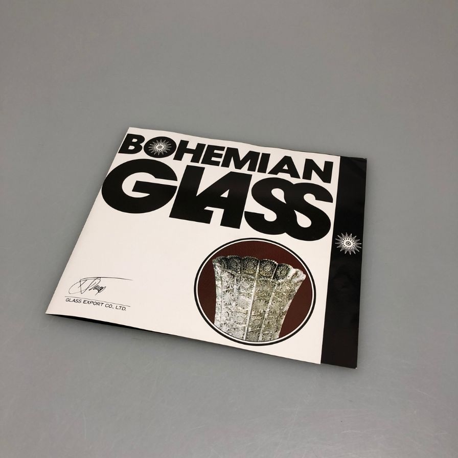 ボヘミアグラス 500PK 花瓶 Bohemian glass【AFI28】【中古】