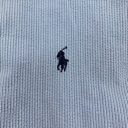 ラルフローレン チェックシャツ 総柄 ブルー系 メンズ サイズLL Ralph Lauren【LA】