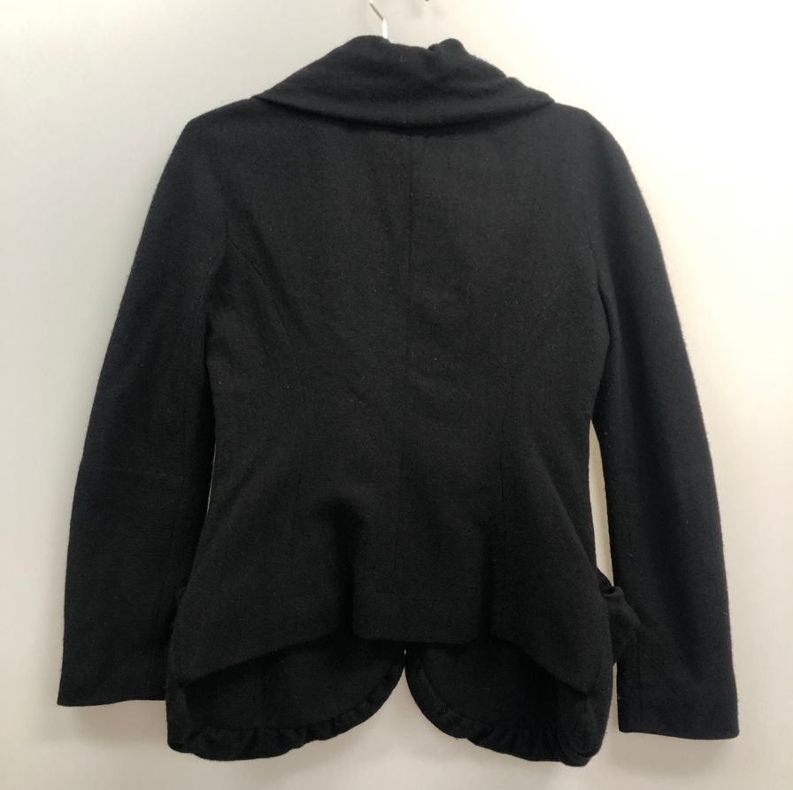 中古◆ヴィヴィアン ウエストウッド レッドレーベル ジャケット ウール 変形 1ボタン 42 レディース ブラック Vivienne Westwood RED LABEL 【AFA15】