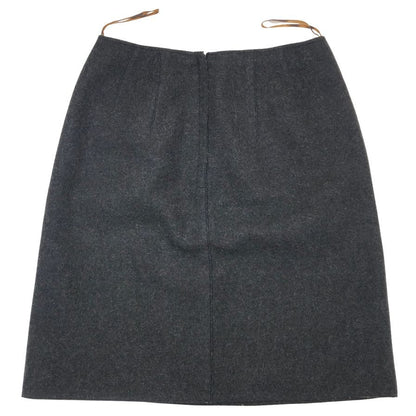 ドルチェ&ガッバーナ スカート レオパード裏地 レディース ブラック  サイズ40 DOLCE&GABBANA【AFB11】