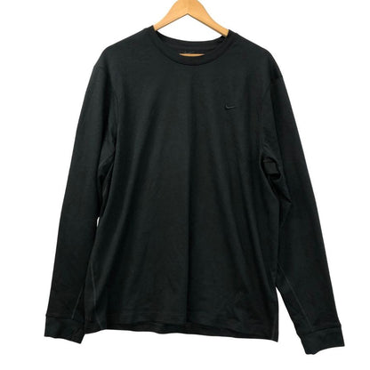 美品◆ナイキ 長袖Tシャツ プライマリー Dri-FIT ロングスリーブ バーサタイル ブラック メンズ サイズXXL NIKE 【AFB26】
