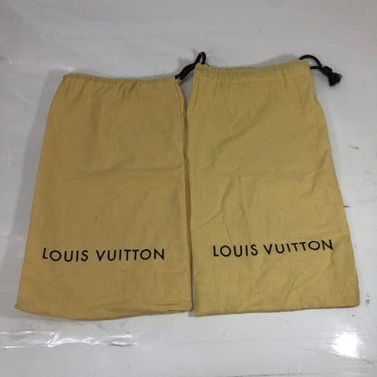 ルイヴィトン レザーシューズ シングルモンク ガラスレザー 0054 チゼルトゥ ブラック メンズ サイズUK6.5 LOUIS VUITTON 約25.5cm【AFC33】