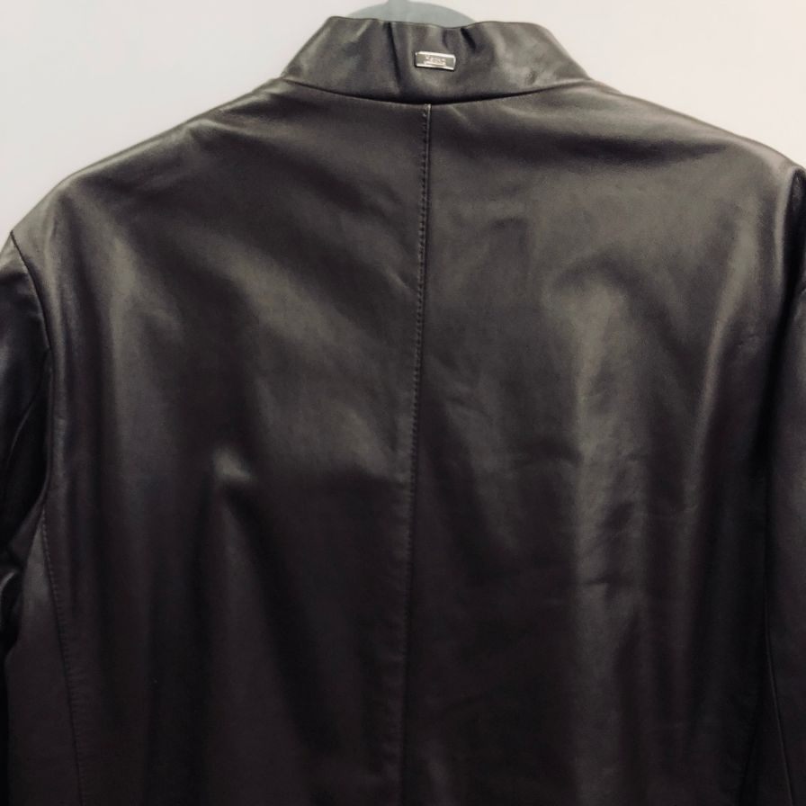 新品同様◆ヘルノ レザーブルゾン ラムレザー ダークブラウン メンズ サイズ50 PL0073U-18003-8990 HERNO 【AFG1】