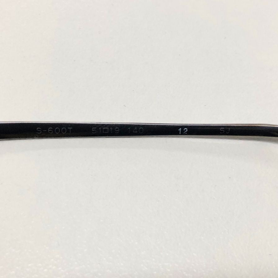 フォーナインズ チタン眼鏡 ハーフリム 度入り S-600T 51□19 140 ユニセックス シルバー 999'9【AFI27】