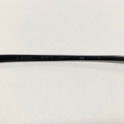 フォーナインズ チタン眼鏡 ハーフリム 度入り S-600T 51□19 140 ユニセックス シルバー 999'9【AFI27】