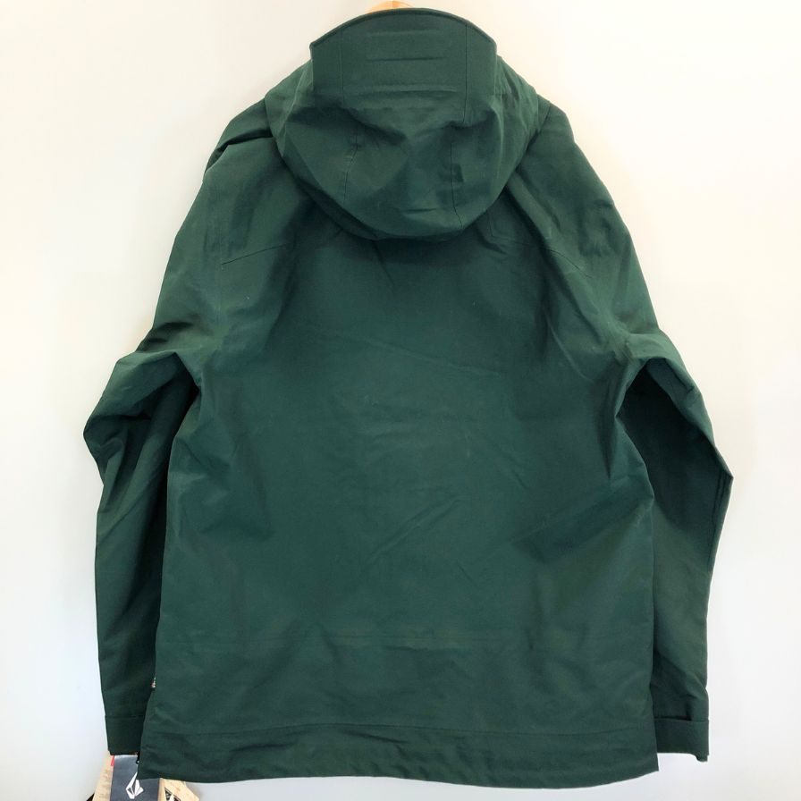 新品同様◆ボルコム スノーボード ウェア ジャケット G0652601 25-26モデル GORE-TEX ナイロンプロシェル グリーン サイズL/G メンズ VOLCOM 【AFA3】