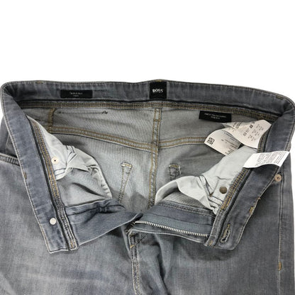ヒューゴボス ストレッチデニムパンツ グレー メンズ US34 HUGO BOSS 【AFB21】