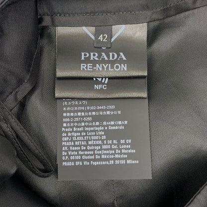 プラダ 20SS スカート リナイロン レディース ブラック サイズ42 21Y886 PRADA【AFB22】