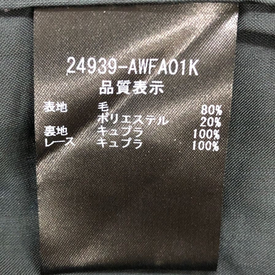 美品◆フォクシー ワンピース サクセススーツ ウール ポリエステル 24939 グレー レディース サイズ40 FOXEY 【AFB35】