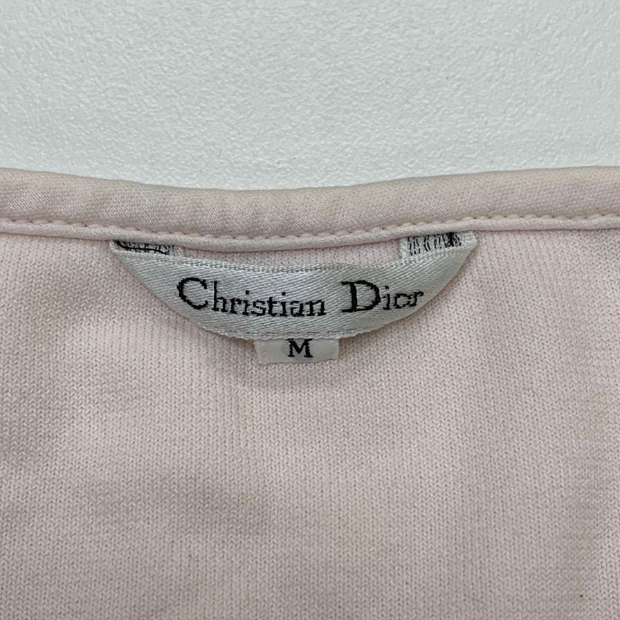 クリスチャン ディオール コットン ナイトウェア Mサイズ ピンク Christian Dior 【AFB5】