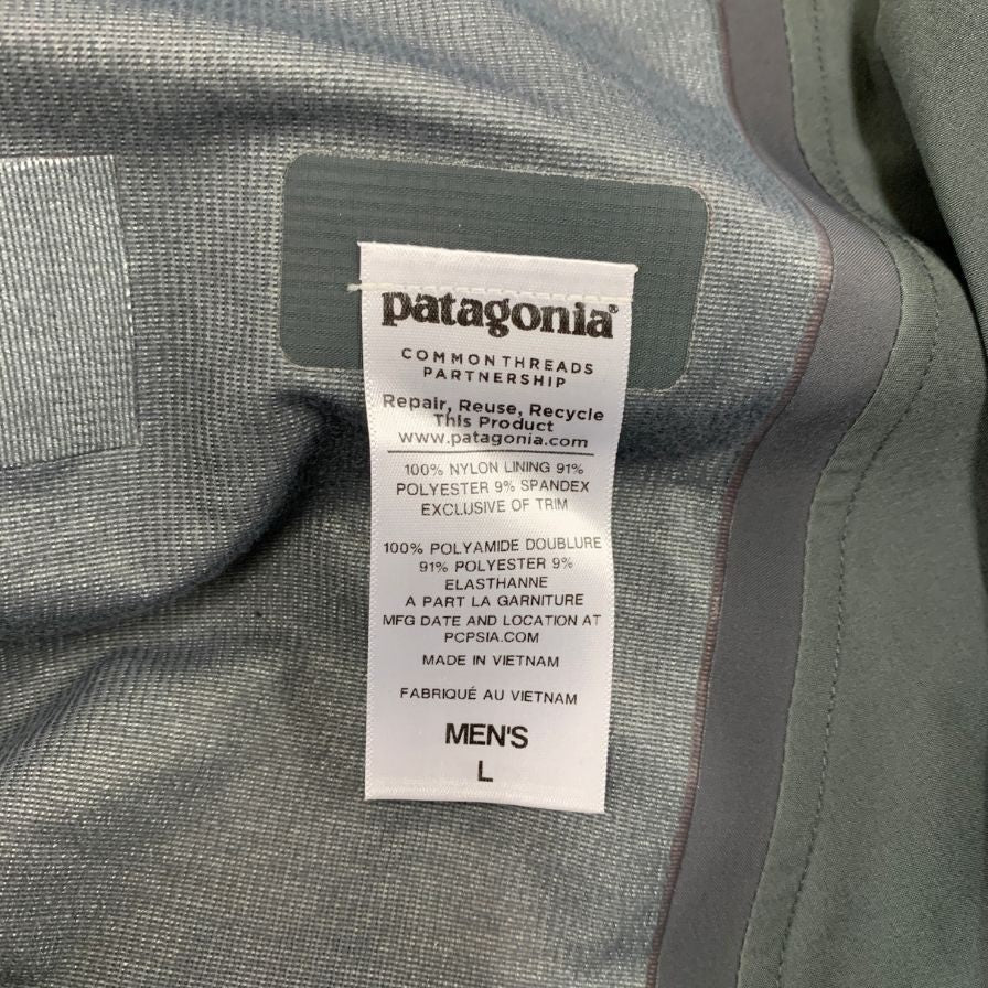 極美品◆パタゴニア アントラックドジャケット 29865 メンズ サイズL グレー Patagonia 【AFA18】