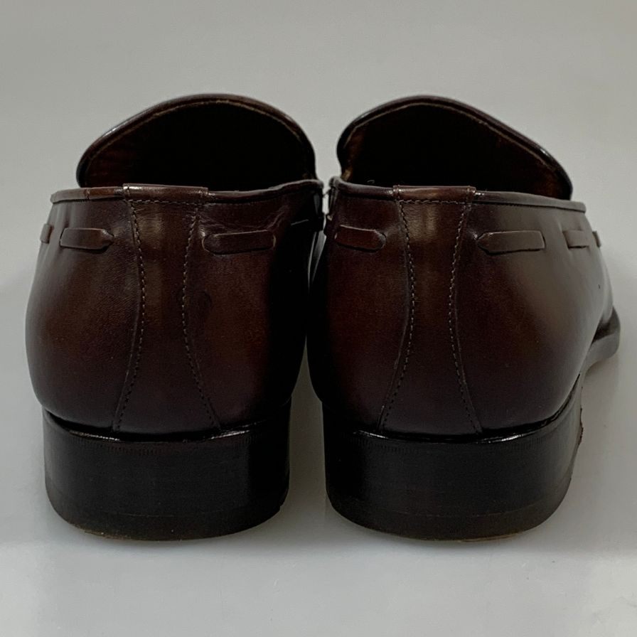 フラテッリロセッティ タッセルローファー 21422 カーフ ブラウン サイズUK7.5 メンズ FRATELLI ROSETTI 約26.0cm【AFC44-2】