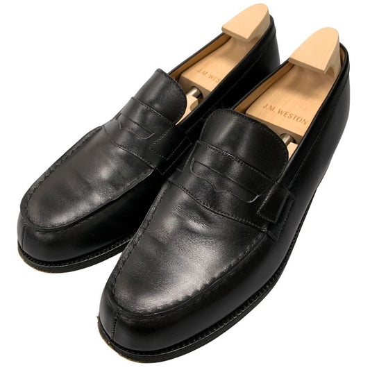 ジェイエムウエストン レザーシューズ シグニチャー ローファー ブラック サイズ 5.5B J.M. WESTON ローファー 約25.0cm【LA】【中古】