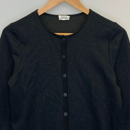 美品◆フォクシー ブティック カーディガン アクリル 14286 ブラック レディース サイズ40 FOXEY BOUTIQUE 【AFB9】