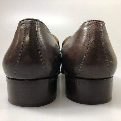 バリー レザーシューズ ローファー 4612 カーフ ブラウン メンズ サイズ8.5 BALLY 約27.5cm【AFC6】