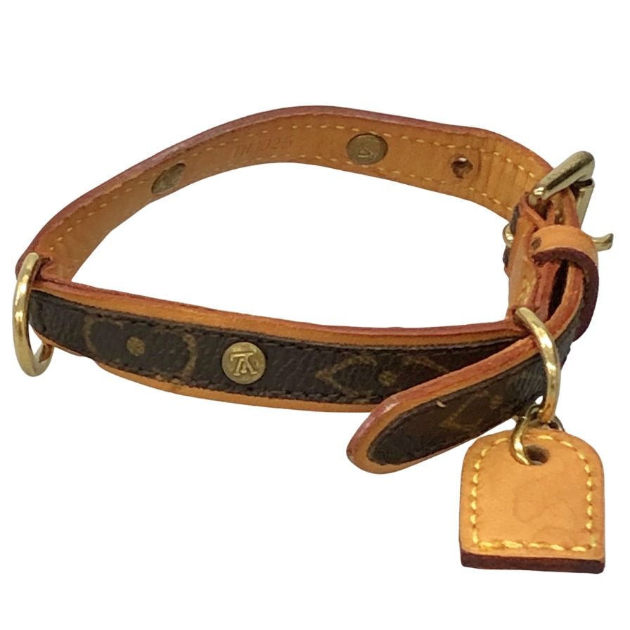 #ルイヴィトン モノグラム 犬用首輪+リード ブラウン 中古品 楽天市場】ルイ ヴィトン 中古（カラーブラウン）（首輪｜首輪