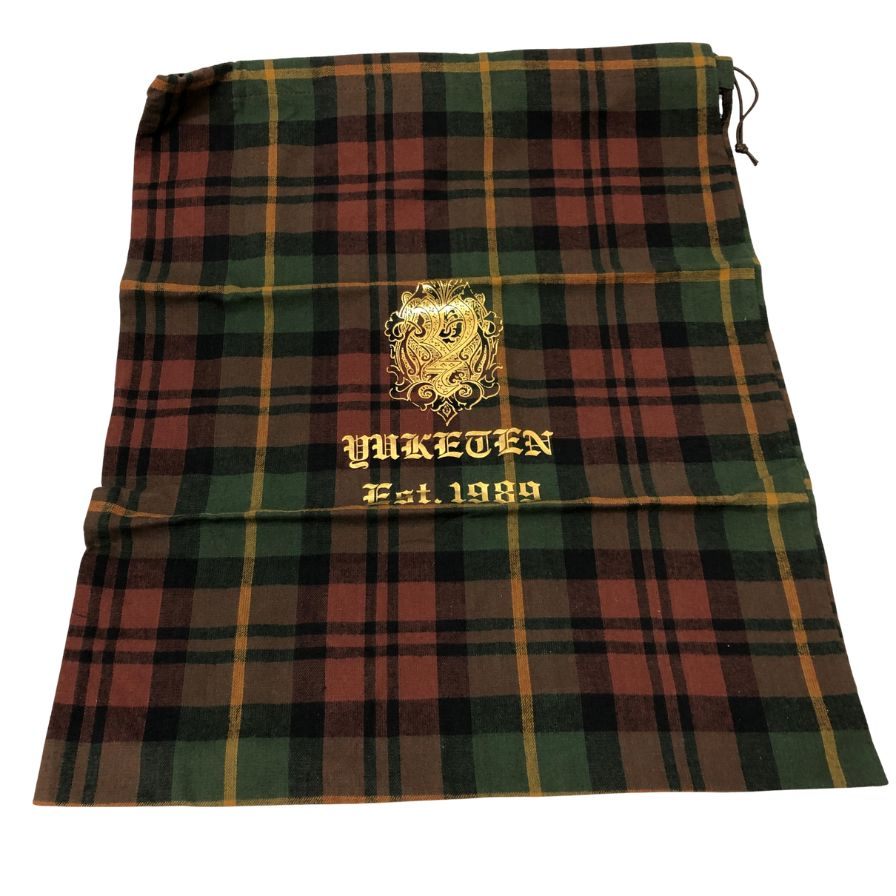 ユケテン ウィングチップ コードバン レザーシューズ ボルドー サイズ7 メンズ YUKETEN 約25.0cm【AFD14】