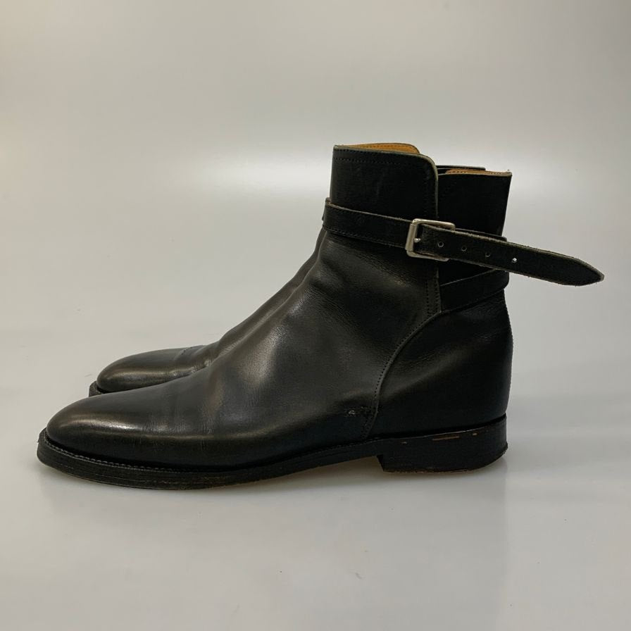 シュニーダーライディング ジョッパーブーツ  メンズ サイズ 8 ハーフ ブラック SCHNIEDER RIDING BOOTS 約26.5cm【AFF13】