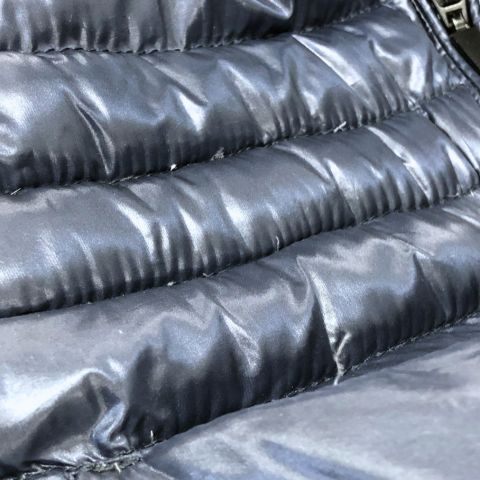 中古◆モンクレール ダウンポンチョ シャラン ネイビー レディース サイズ0 MONCLER CHALAIN 【AFA8】