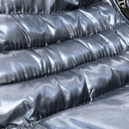 中古◆モンクレール ダウンポンチョ シャラン ネイビー レディース サイズ0 MONCLER CHALAIN 【AFA8】