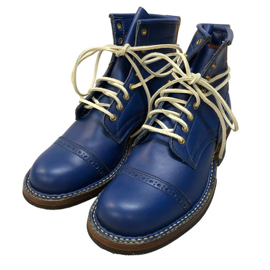 ホワイツブーツ ワークブーツ 350W レザー バウンティハンター レースアップ ブルー メンズ サイズ8.5 WHITE'S BOOTS BOUNTY HUNTER 約26.5cm【AFD13】