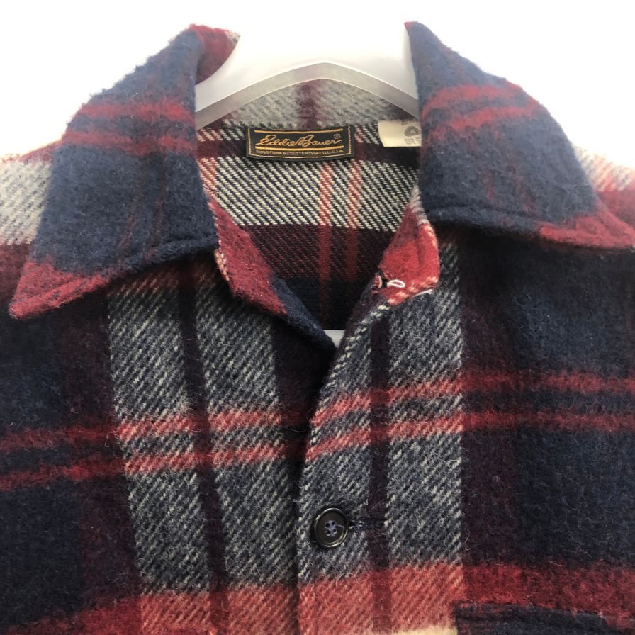 美品◆エディーバウアー ジャケット 80年代 黒タグ ウール メンズ サイズ20 Eddie Bauer 【AFF22】