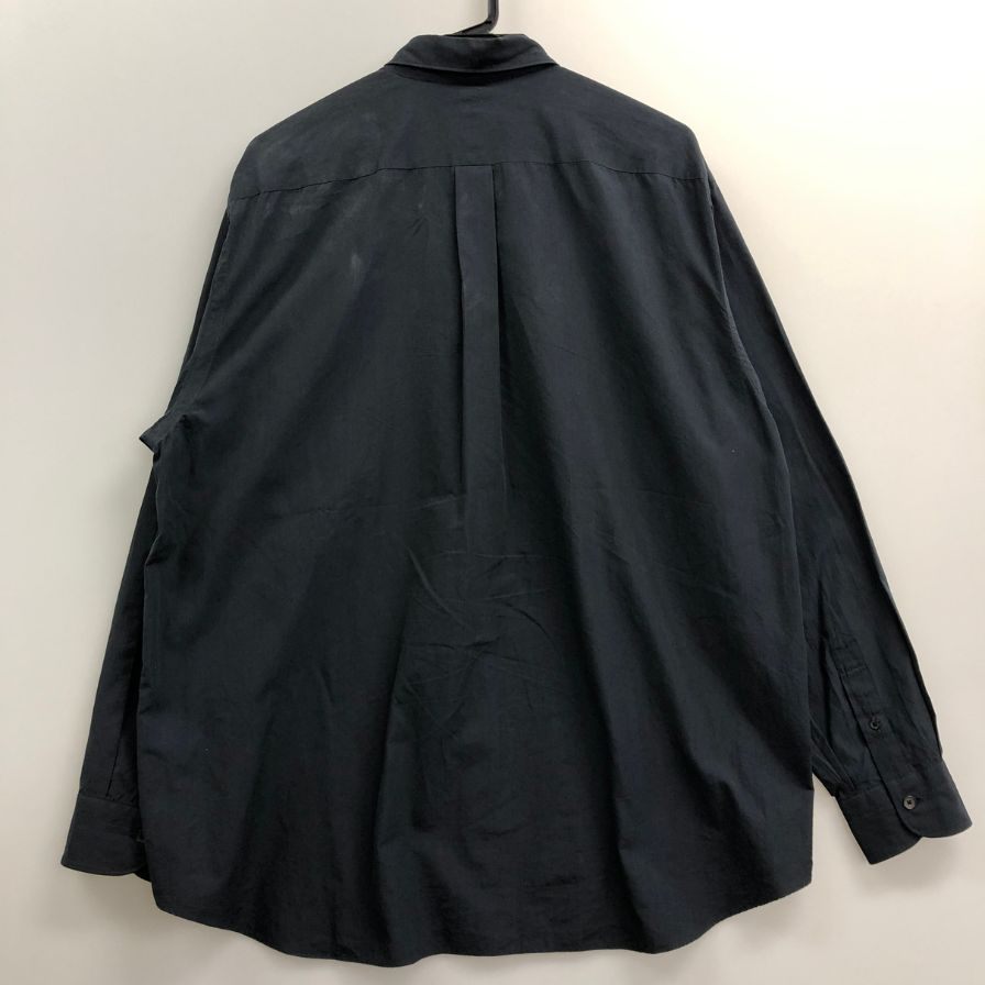 極美品◆コモリ 26AW コモリシャツ ネイビー メンズ サイズ2 E03-02001 COMOLI 【AFB13】