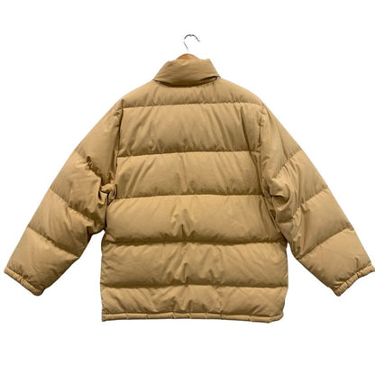 中古◆ザ ノースフェイス ダウンジャケット 茶タグ ビンテージ USA製 ベージュ メンズ サイズL THE NORTH FACE 【AFA12】