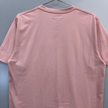 美品◆バンクスジャーナル Tシャツ ビッグロゴ ピンク メンズ サイズM BANKS JOURNAL 【AFB7】