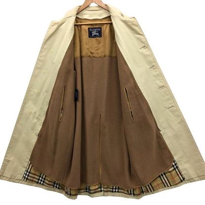 中古◆バーバリー バルカラーコート 90S 旧タグ ライナー付き ベージュ メンズ サイズ表記なし Burberry 【AFB43】