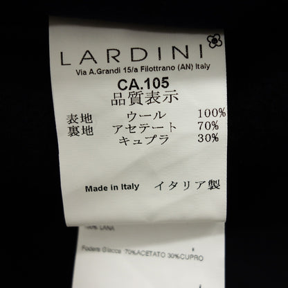 状况良好◆Lardini 切斯特外套 JJ23143AQ 羊毛法兰绒纯色男式海军蓝尺码 44 LARDINI [LA] 