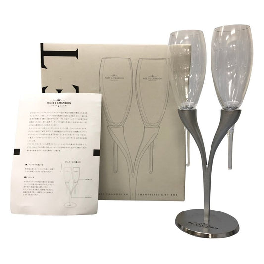 モエシャンドン グラススタンド ペア リングホルダー MOET&CHANDON【AFI26】【中古】