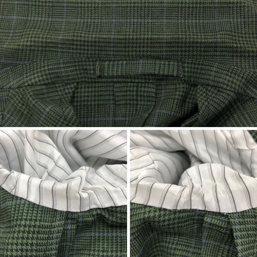 美品◆ラルディーニ テーラードジャケット 段返り3B グリーン メンズ サイズ46 LARDINI 【AFB26】