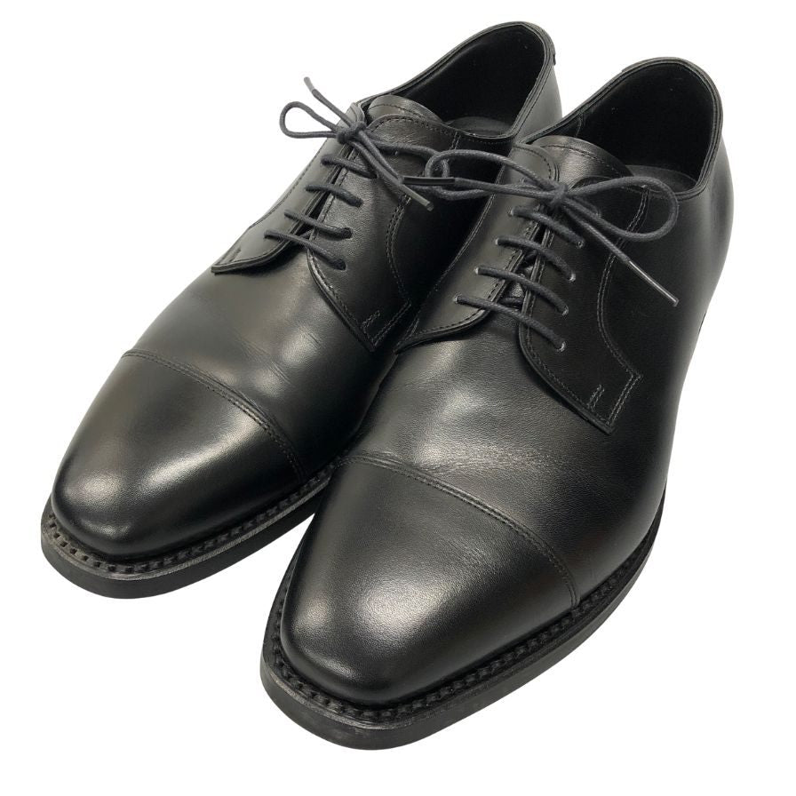 宮城興業 レザーシューズ ストレートチップ 外羽根 ZERBINOパターンオーダー SQ006 メンズ サイズ25cm2E ブラック MIYAGIKOGYO 約25.0cm【AFD5】