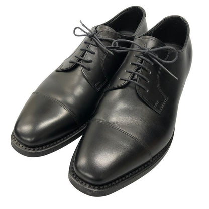 宮城興業 レザーシューズ ストレートチップ 外羽根 ZERBINOパターンオーダー SQ006 メンズ サイズ25cm2E ブラック MIYAGIKOGYO 約25.0cm【AFD5】