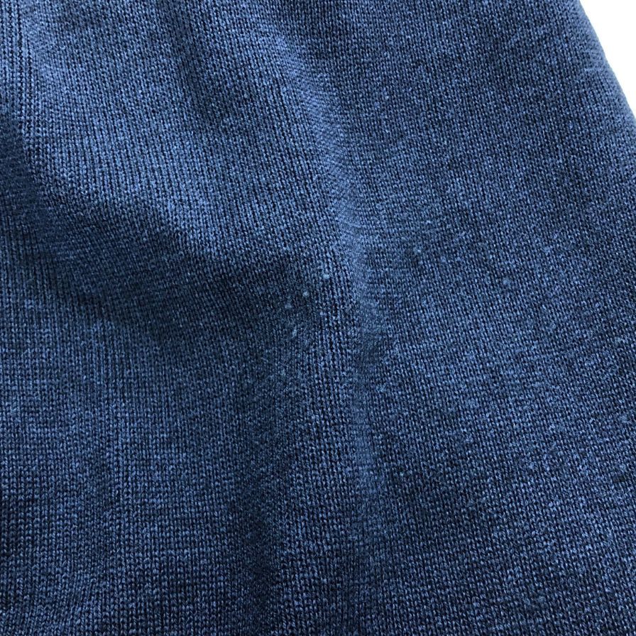 美品◆グランサッソ ヴィンテージ ベスト メンズ ネイビー サイズ48 Gran Sasso vintage 【AFB14】