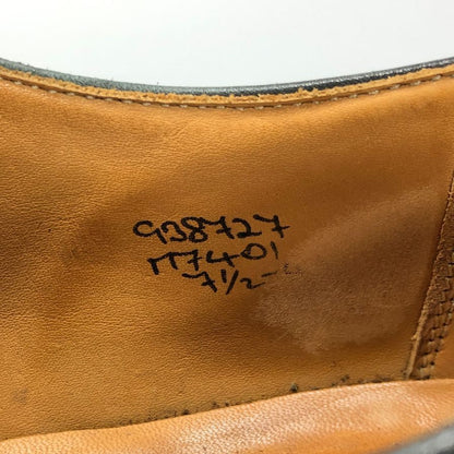 クイルプ トリッカーズ レザーシューズ M7401 オールドキュリオシティショップコラボ パンチドキャップトゥ メンズ ブラック サイズ7.5  QUILP by Tricker’ｓ ビジネスシューズ 約26.0cm【LA】【中古】