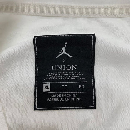 美品◆ジョーダン／ユニオン 長袖シャツ コットン ホワイト XL メンズ UNION JORDAN 【AFB47】