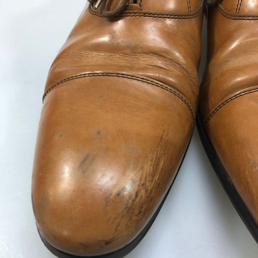 リーガル ストレートチップ 011R ライトブラウン サイズ24.5 REGAL 約24.5cm【AFD4】