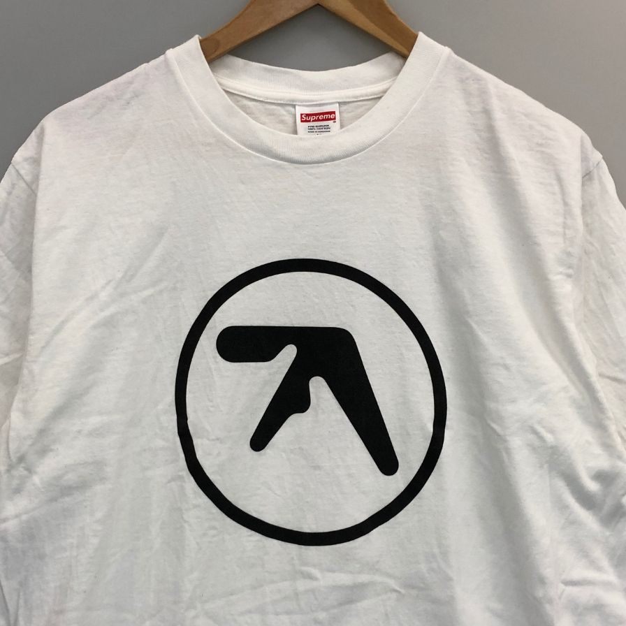 美品◆シュプリーム Tシャツ 25SS 0701-252627  エイフェックスツイン ホワイト サイズM Supreme 【AFB34】